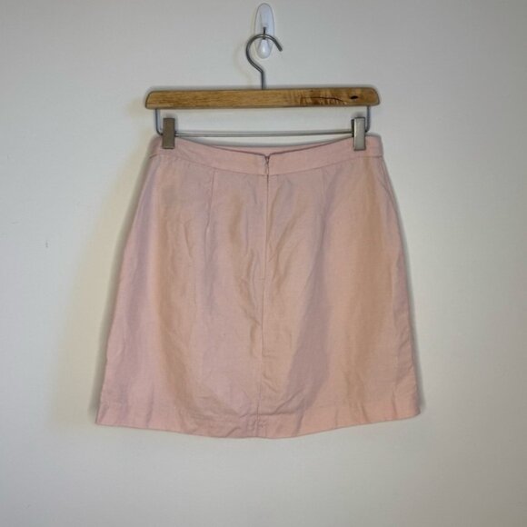 Aritzia Wilfred Linen Blend Patio Mini Skirt Size 6 - Picture 2 of 10